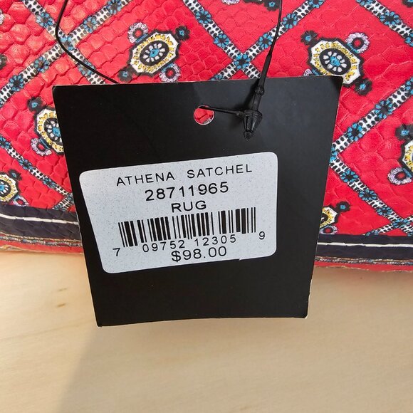 Nanette Lepore Athena Rug Crossbody – Red Leather | NWT - Picture 6 of 10